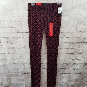 Celebrity Pink Skinny Burnt Red Jeans Juniors